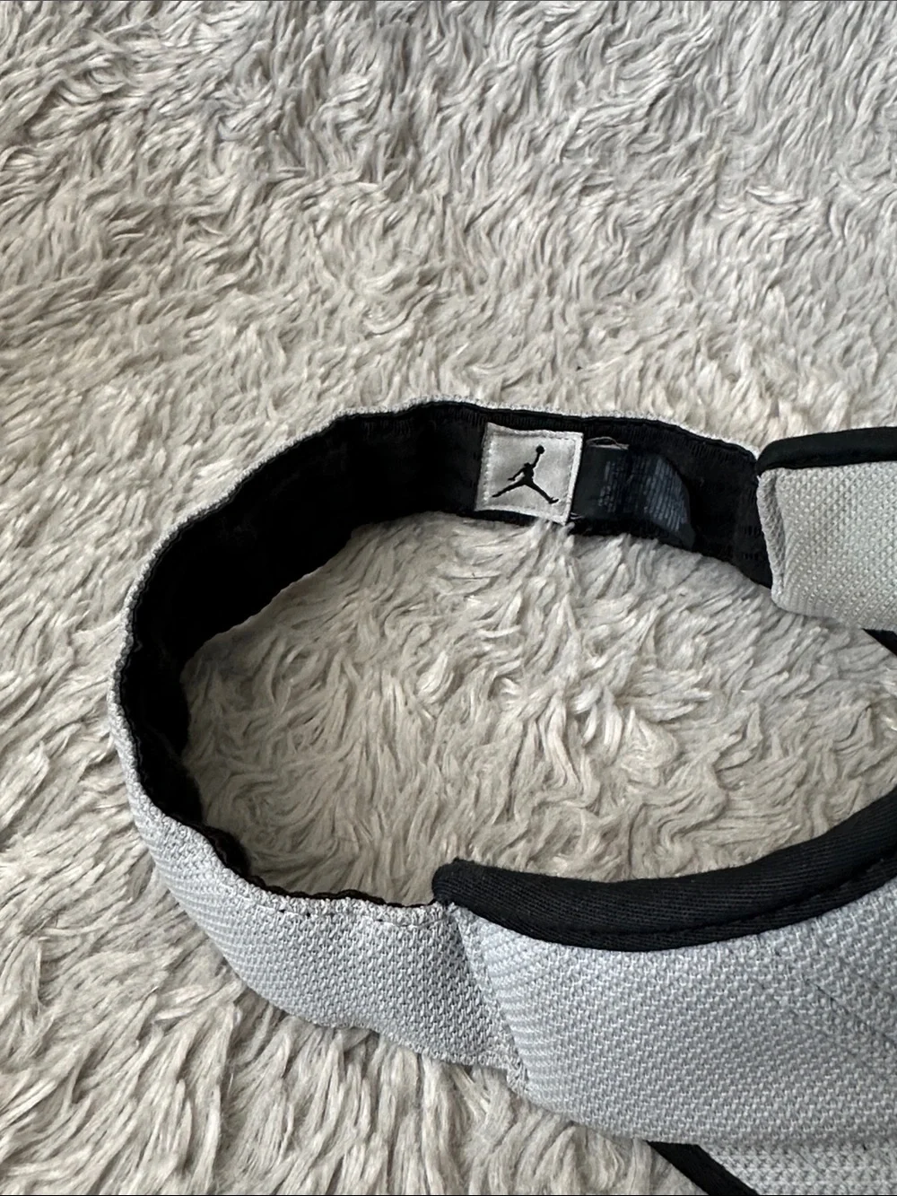 Jordan Gray 7 1/4 fitted Hat & Gray 23 Visor